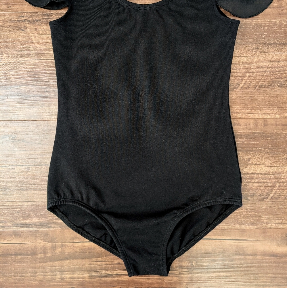 Stelle Black Ruffle Leotard - Picture 3 of 3